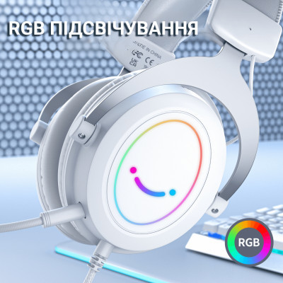Наушники Fifine H3 RGB White (H3W) Винница - изображение 5