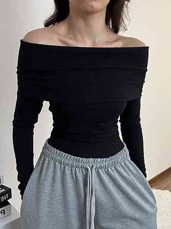 Женская романтичная кофточка с отворотом турецкий рубчик мустанг 46/48, Черный Одесса