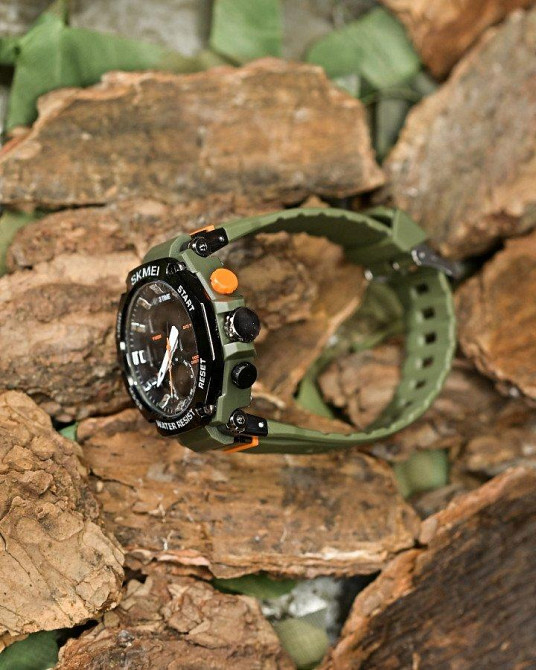 Годинник Skmei oliva/black ДЛ6423 Одеса - фото 3
