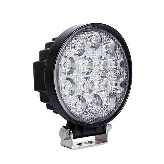 LED кругла фара 42W, 14 ламп, вузький промінь 10/6000K 30V Мукачево