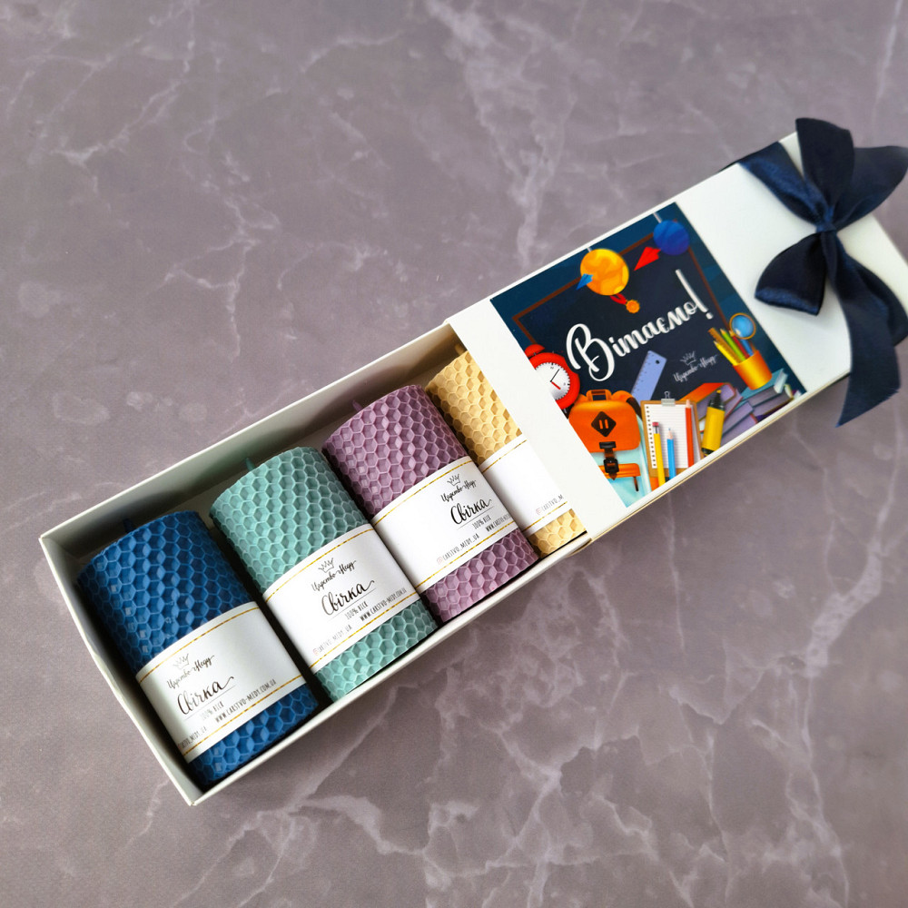 Подарок учителю, набор свечей ручной работы в подарочной коробочке. Одесса - изображение 3