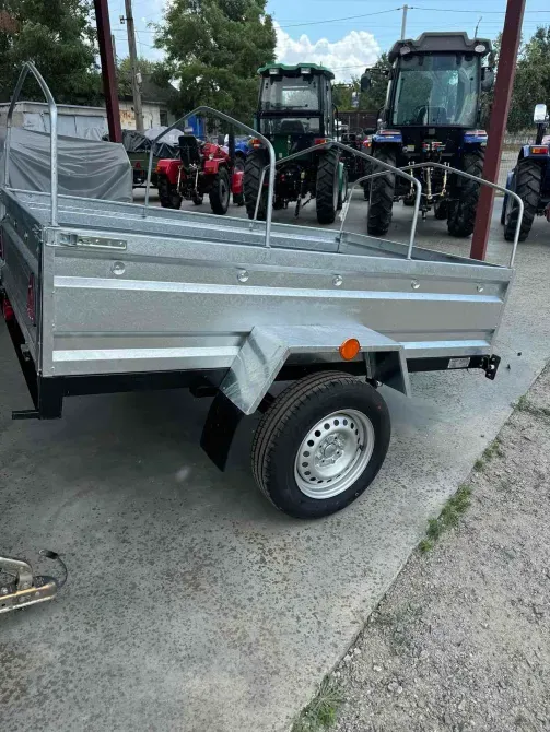 Новий причіп легковий "Дніпро-200" 200х130х40 з бортами цинк Жашков - изображение 1