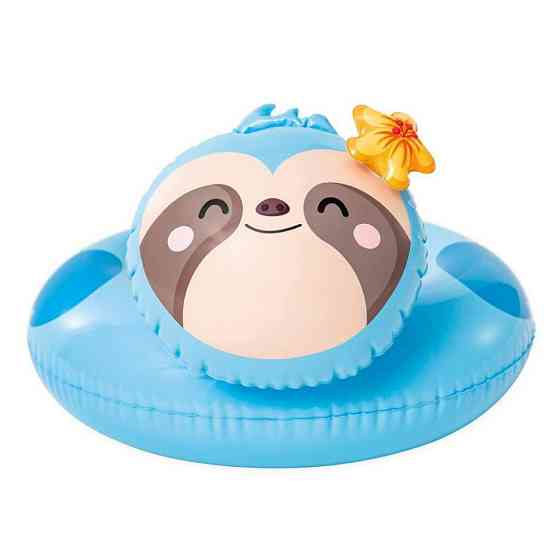 Детский надувной круг 59220, 58 x 55 см Ленивец Винница