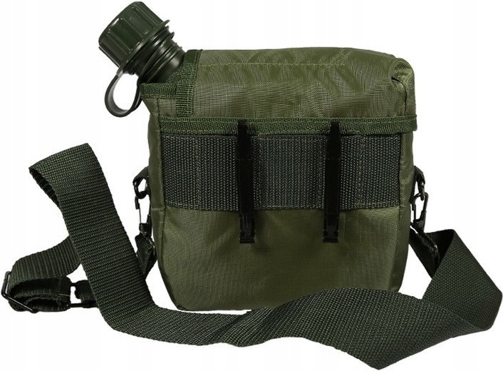 Армійська Фляга двох квартова 1.9 літрів з чохлом та ременем Mil-Tec від Sturm "USA" (14510001) Olive Нововолинськ - фото 3