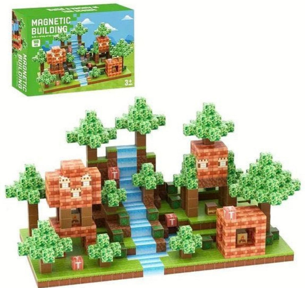 Магнітний конструктор Майнкрафт 146 дет магнитный Minecraft Харьков - изображение 3