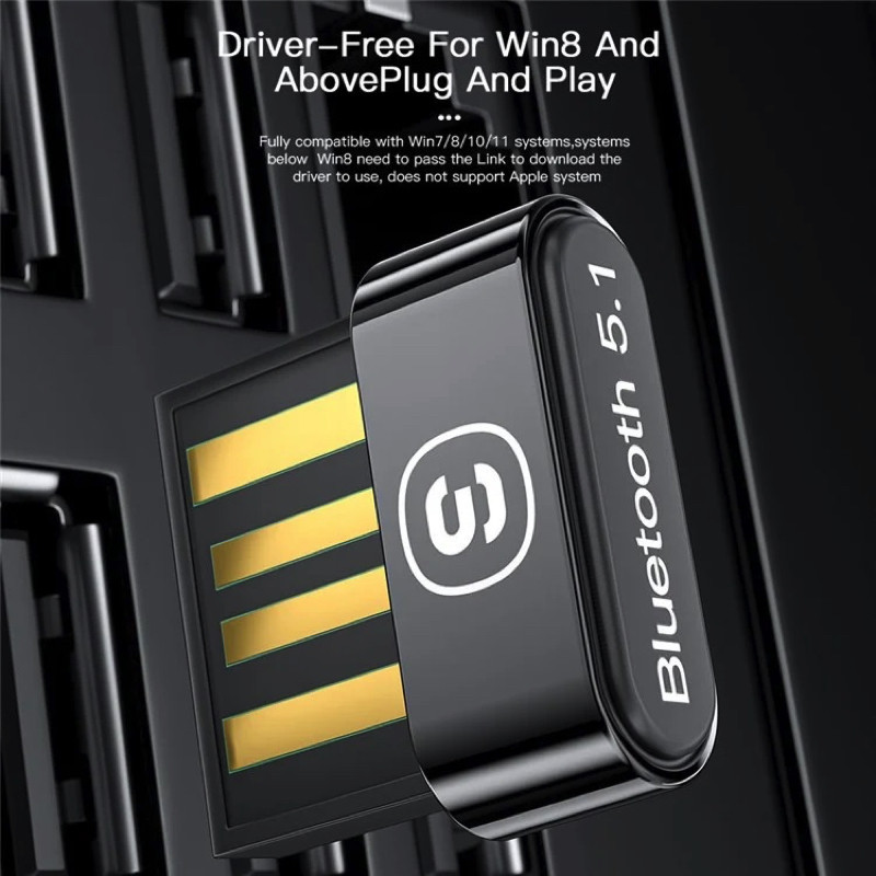 Bluetooth адаптер ESSAGER Mini BT5.0 Adapter Black EBT50-MN01 Одеса - фото 4