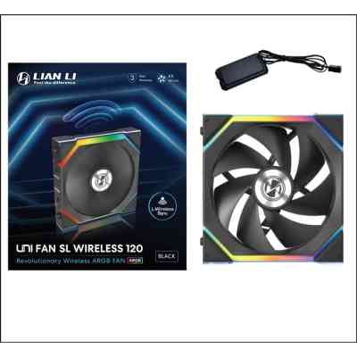 Кулер до корпусу Lian Li Uni Fan SL WIRELESS 120-1, Black (G99.12SL1W1B.00) Вінниця