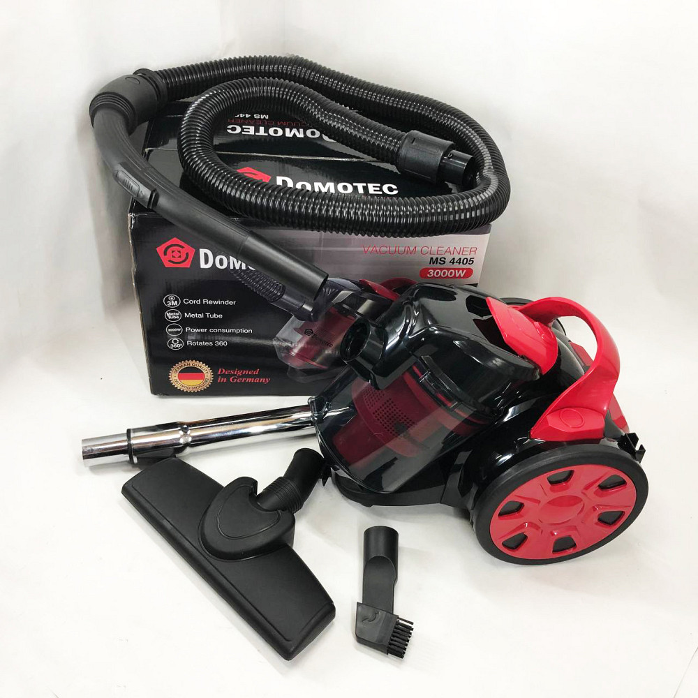 Потужний колбовий пилосос з контейнером Domotec, Потужний пилосос для прибирання будинку IB-46 Львів - фото 1
