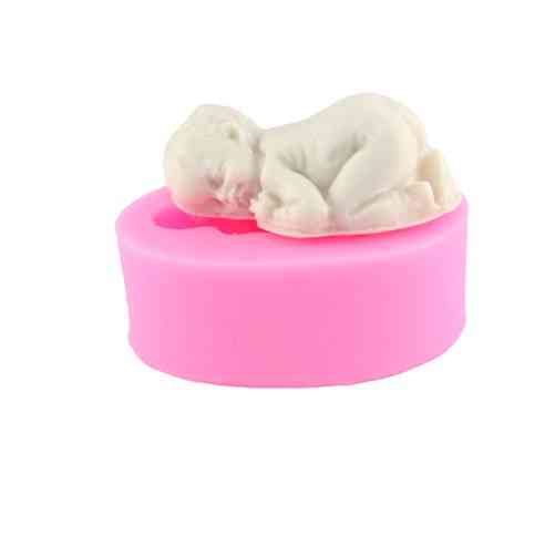 Молд силиконовый Младенец 65 на 45 мм розовый Киев