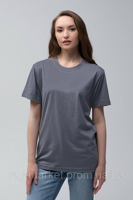 Футболка базовая Stedman Classic-T Unisex женская графитовая (ST2000W-SLG) 4XL Киев - изображение 1