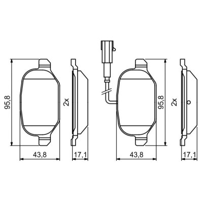 Тормозные колодки Bosch 0986494776 Винница - изображение 3