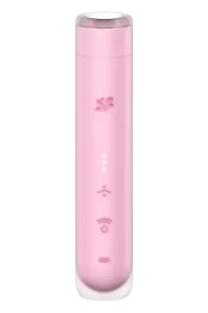 Вакуумний стимулятор Satisfyer First Kiss для клітора, рожевий, 12.5 х 2.5 см Sex Aura Київ