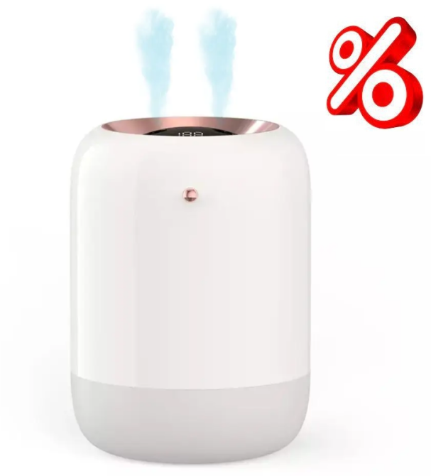 Зволожувач повітря Alto білий з акумулятором Дніпро - фото 1