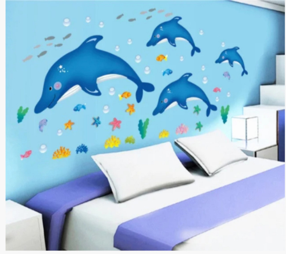 Наклейка интерьерная Дельфины Киев - изображение 5