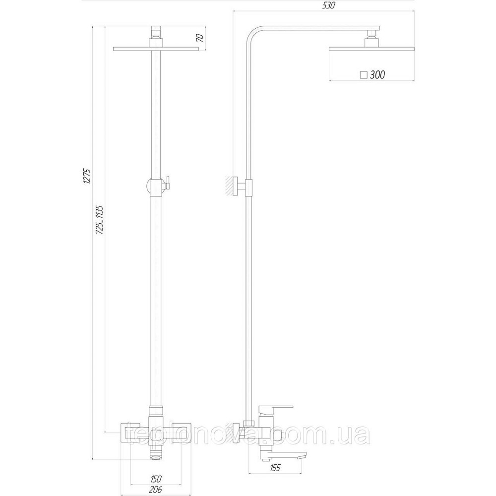 Душевая система Globus Lux MILANO DS0026 Черновцы - изображение 4