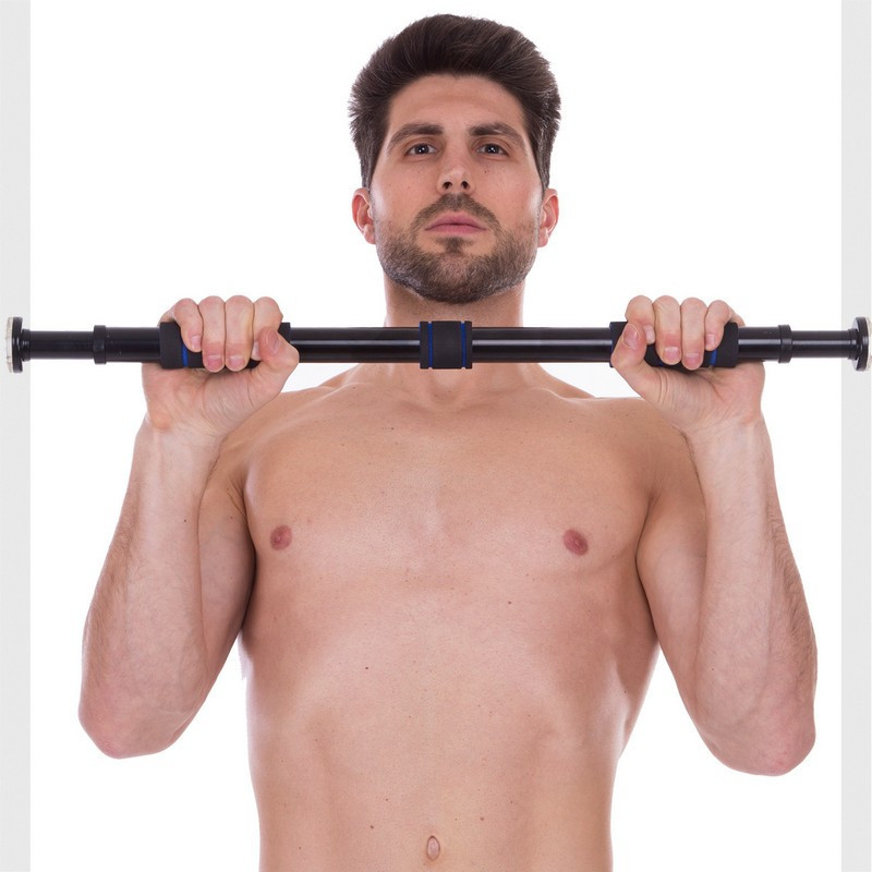 Турнік у дверний отвір розсувний 60-100 см Sport 2552 хром Київ - фото 7