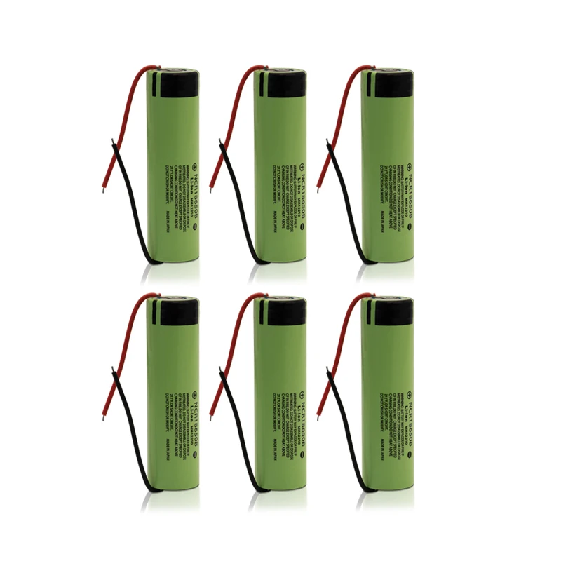 Аккумулятор Li-ion 18650 Panasonic 3400 мАч 3.7В + провод DIY (Зеленый) Винница - изображение 9