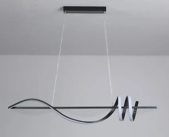 Светодиодная люстра Меч PJ910 (100см) Черная Киев