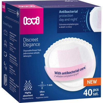 Вкладиш для бюстгальтера Lovi лактаційні прокладки 40 шт (19/602) Вінниця - фото 1