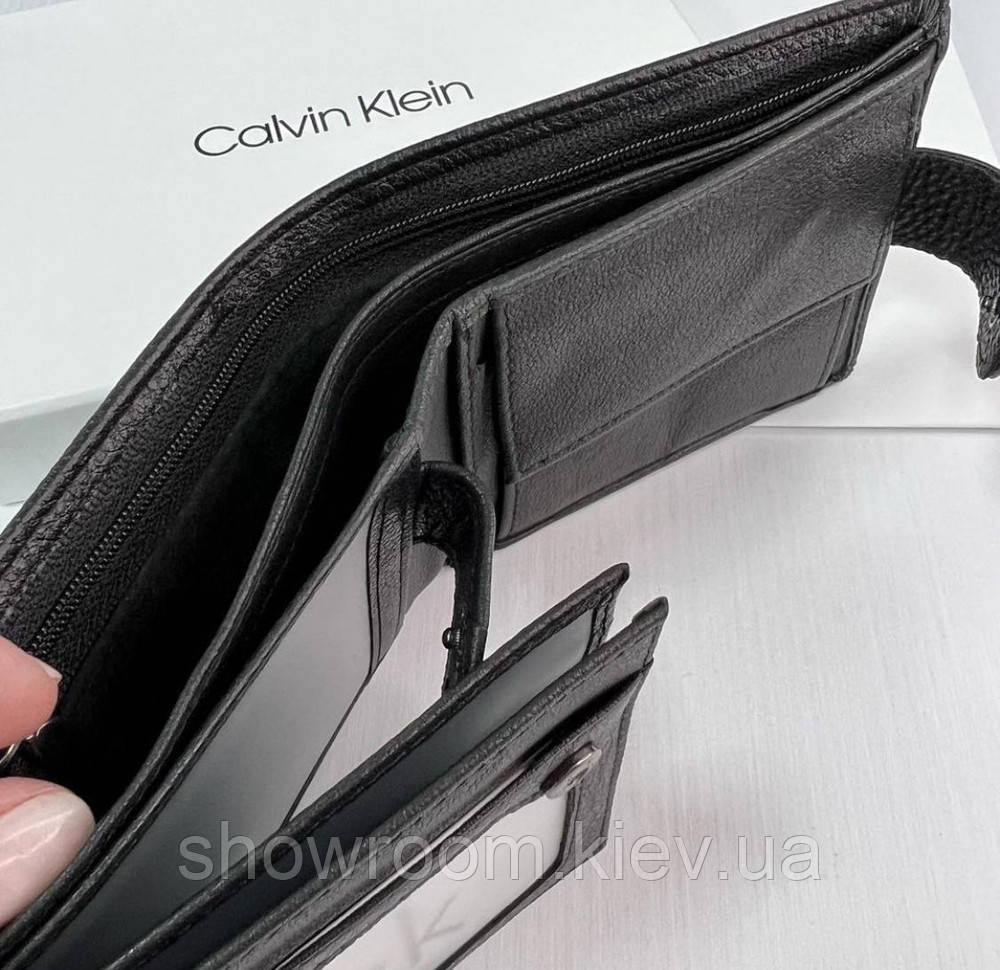 Мужское брендовое портмоне с монетницей (1439) подарочная упаковка Киев - изображение 5