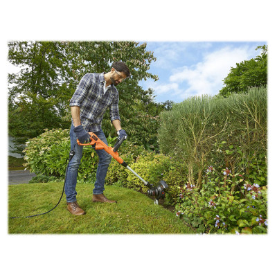 Тример садовий Black&amp;Decker 0.55 кВт, ширина косіння 30 см, 7500 об/хв, вага 2.6 кг (BESTE630) Вінниця - фото 4