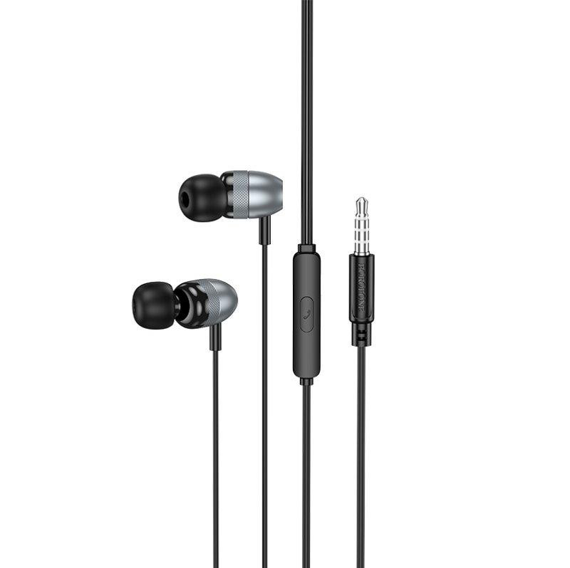 Навушники BOROFONE BM95 Excepcional universal earphones with microphone Black Одеса - фото 1