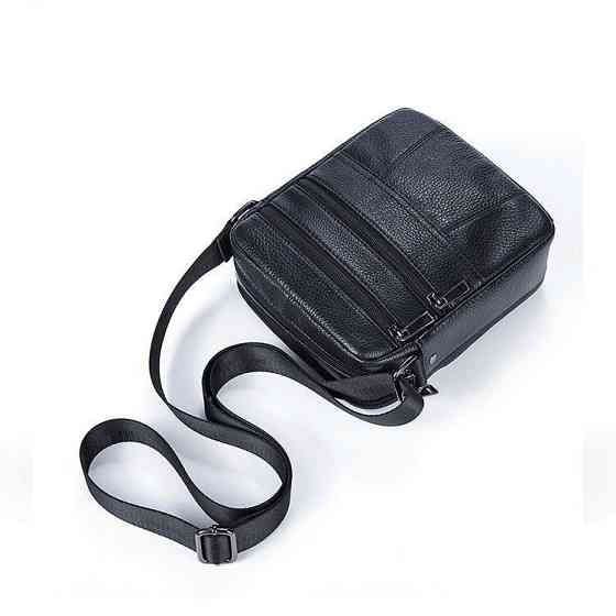 Сумка мужская флотар Черная (Vintage) Киев