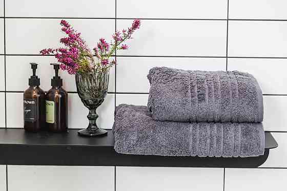 Ecotton Рушник махровий Ecotton 70х140 см високої щільності 550 г/м² сірий Antracite 1 шт. Коломыя