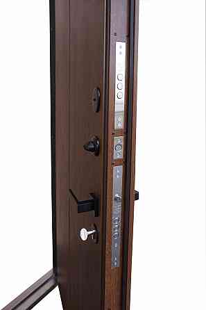 Дверь уличная модель LAMA LINE, дуб темный 860 Киев