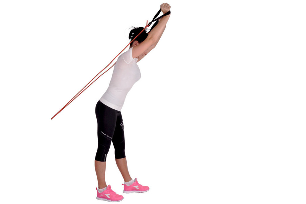 Стрічка-еспандер для вправ inSPORTline Morpo 200 см червоно-чорна Київ - фото 8