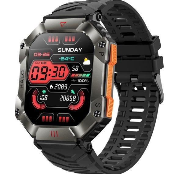 Розумний смарт годинник Smart Racer K+ з компасом (Чорний) Вінниця - фото 1