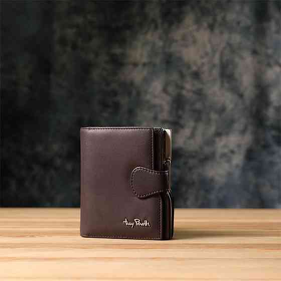 Вместительный женский вертикальный кошелек из натуральной кожи Tony Perotti 20841_1 (2656 moro) Коричневый Киев