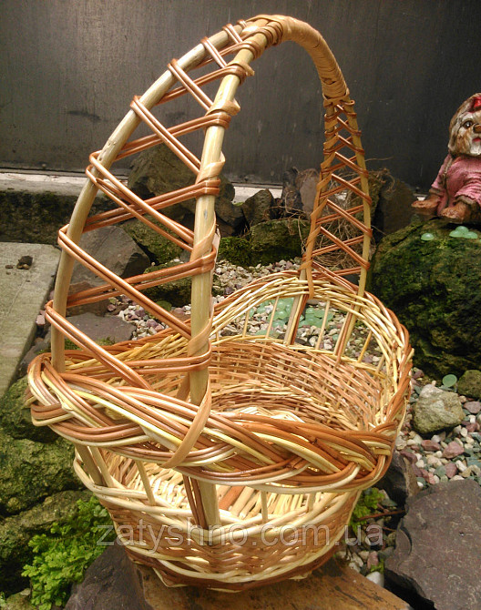 Кошик плетений для новорічних подарунків оптом Київ - фото 1