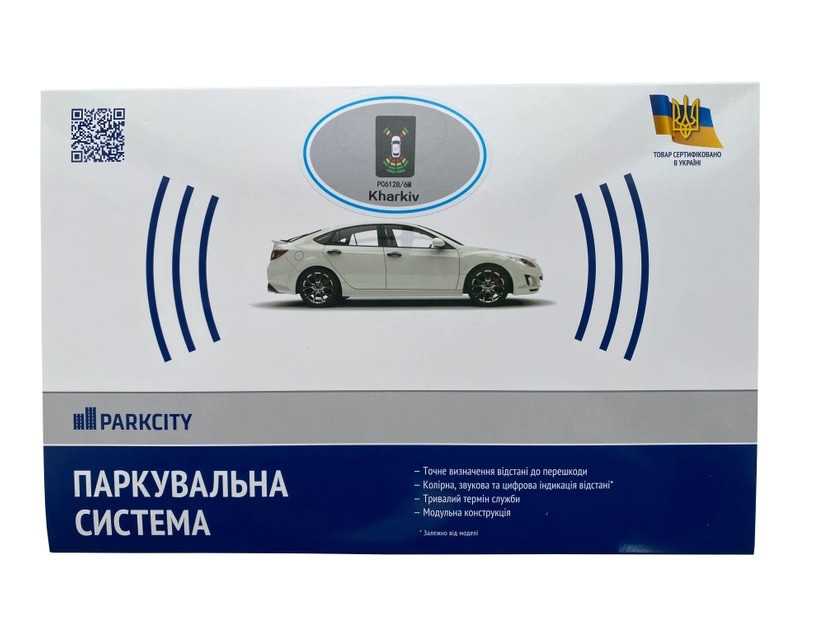 Парковочная система Parkcity Kharkiv 6128/6M White 6 датчиков Харьков - изображение 2