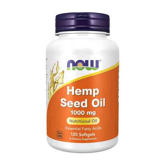Hemp Seed Oil 1000 mg (120 softgels) Луцьк