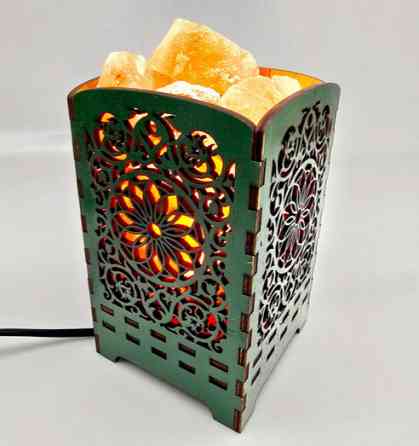 Лампа соляная для дома настольная Узоры Киев