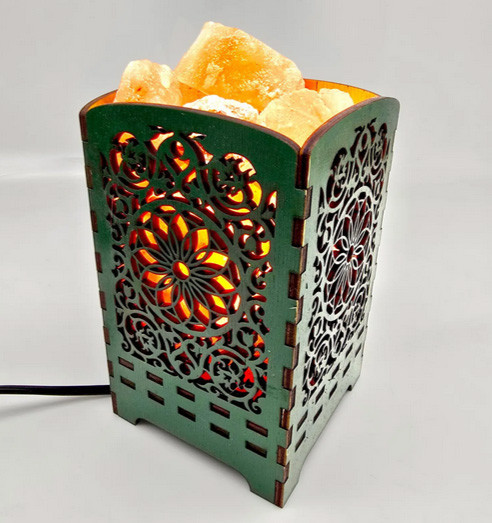 Лампа соляная для дома настольная Узоры Киев - изображение 1