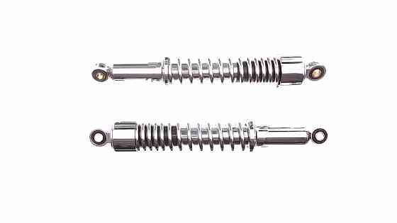 Амортизатори (пара) ЯВА 345mm, регульовані (хром) JING (mod.A) Киев