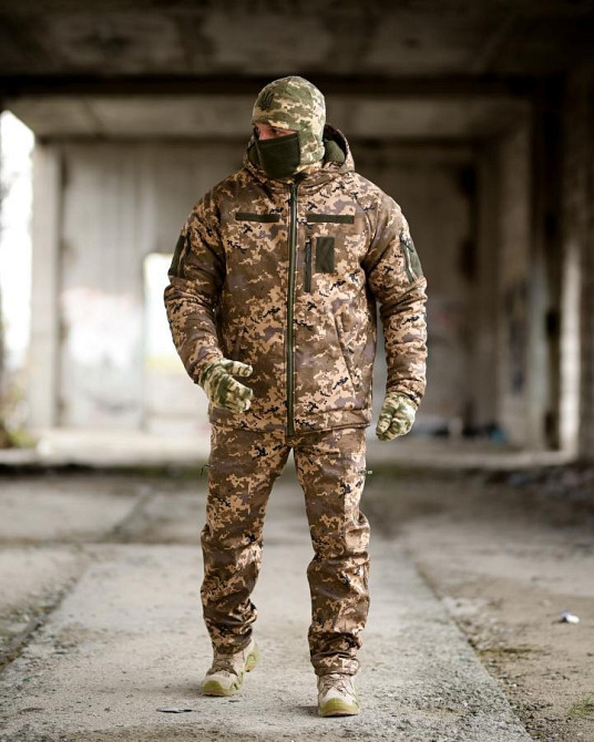 Зимний тактичкеский костюм PATRIOT 5в1 пиксель ВТ6944 Одесса - изображение 3