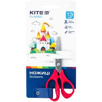 Ножиці Kite дитячі Classic червоний 13 см (K-122-1) Вінниця