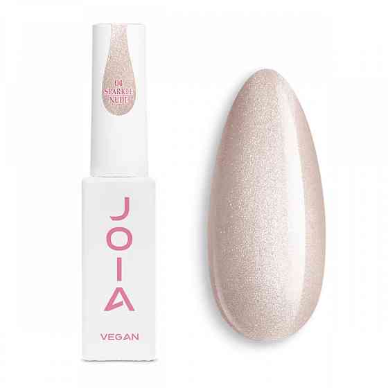 Камуфлююча база для нігтів Magic Cat Base 04 Sparkle nude JOIA vegan 8 мл Київ