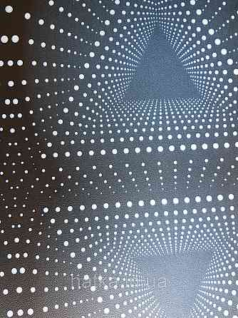 Шпалери флізелінові еко Decoprint Good Vibes 0.53х10 молодіжні абстракція геометрія точки чорні фігури сині Київ