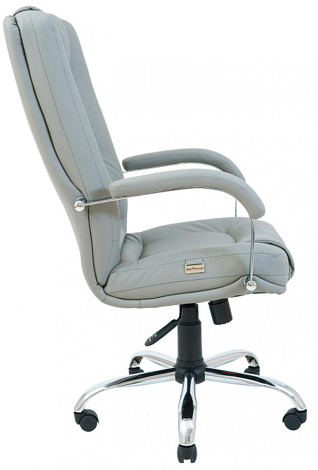 Офисное Кресло Руководителя Richman Alberto Fly 2232 Хром М1 Tilt Серый Киев - изображение 3