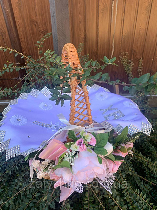 Корзина плетеная на Паску с украшением Киев - изображение 5