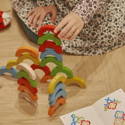 Розвиваюча іграшка Ігротеко Мозаїка ВЕСЕЛКОВІ ДУГИ 24 елементів (900507) Вінниця - фото 7