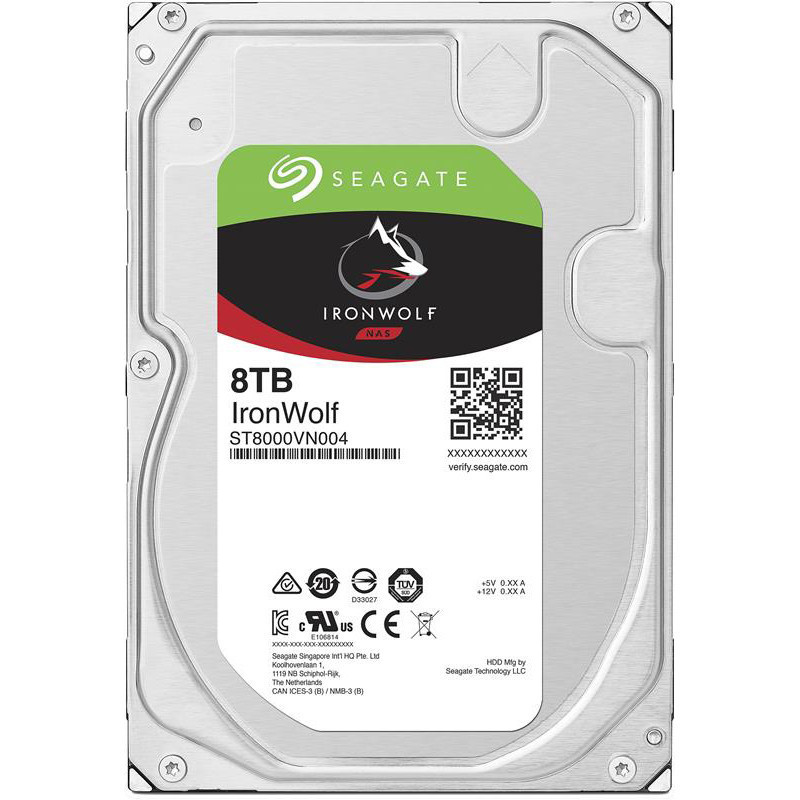 Накопичувач HDD SATA 8.0TB Seagate IronWolf NAS 7200rpm 256MB (ST8000VN004) ( 3.5" ) Харків - фото 1