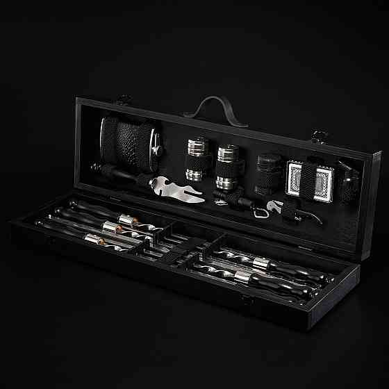 Шампури подарункові набір бокс для пікніка гриля та барбекю Оригінальні Віп подарунки на день народження татові, хлопцю, Тернопіль