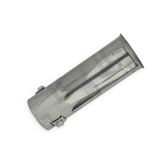 Насадка глушник хром d 51мм, l 155мм, зовнішні 51мм (0090) на Мукачево