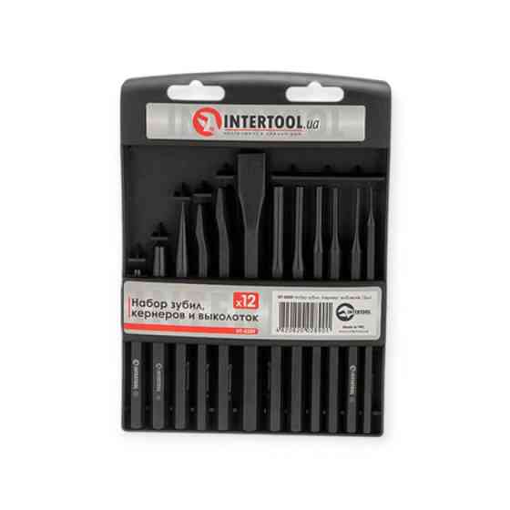 Набір зубил, кернерів, виколоток 12 шт (планшет) Мукачево