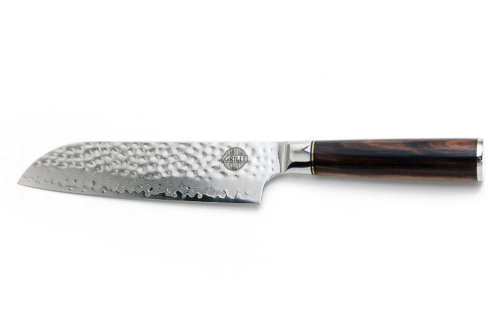 Професійний ніж із дамаської сталі Santoku 18 см GRILLI 88871 Код: 012180 Рівне - фото 2
